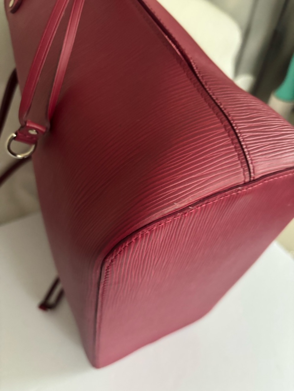 Authentic Louis Vuitton Neverfull MM  / pochette in Fuchsia - Picture 15 of 16